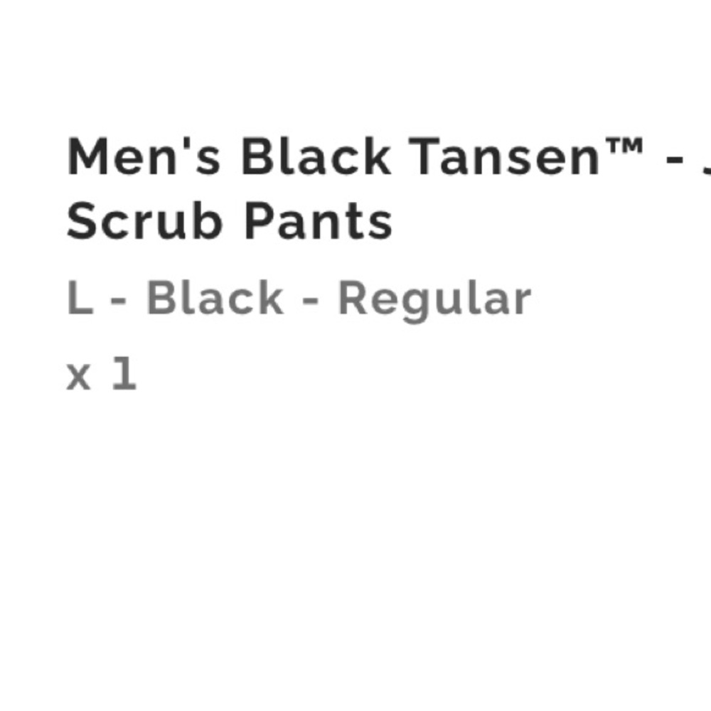 FIGS Men’s Black Tansen Jogger Scrub Pants - Picture 4 of 4